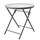 Alternate image 0 for Simply Essential&trade; NeverRust&reg; Outdoor Aluminum Folding Bistro Table in Grey