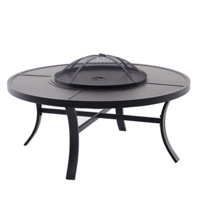 Bee & Willow&trade; Barrington Charcoal Fire Pit Table in Brown