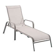 Simply Essential&trade; NeverRust&reg; Outdoor Chaise Lounge in Grey