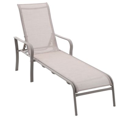 Simply Essential&trade; NeverRust&reg; Outdoor Chaise Lounge in Grey