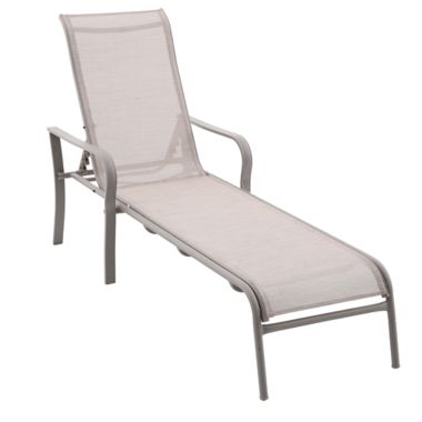 Simply Essential&trade; NeverRust&reg; Outdoor Chaise Lounge in Grey. View a larger version of this product image.