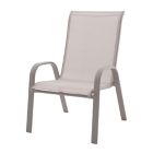 Alternate image 0 for Simply Essential&trade; NeverRust&reg; Outdoor Stacking Dining Chair in Grey