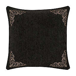 J. Queen New York Mahogany European Pillow Sham in Black