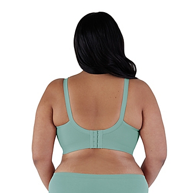 Bravado Designs Medium Body Silk Seamless Full Cup Nursing Bra in Jade. View a larger version of this product image.