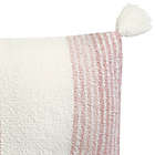 Alternate image 1 for UGG&reg; Poppy Knit Oblong Throw Pillow in Desert Coral Stripe