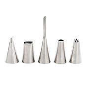 Our Table&trade; Stainless Steel Pastry Tips in Steel Grey (Set of 5)