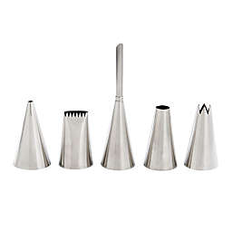 Our Table™ Stainless Steel Pastry Tips in Steel Grey (Set of 5)