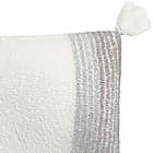 Alternate image 1 for UGG&reg; Poppy Knit Oblong Throw Pillow in Grey Stripe