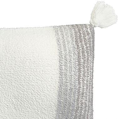 UGG&reg; Poppy Knit Oblong Throw Pillow in Grey Stripe. View a larger version of this product image.