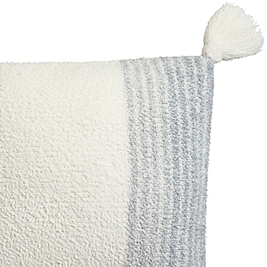 UGG&reg; Poppy Knit Oblong Throw Pillow in Succulent Stripe. View a larger version of this product image.