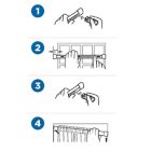 Alternate image 8 for Adjustable Oval Spring Tension Curtain Rod