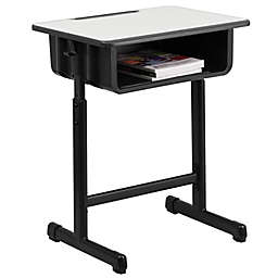 Flash Furniture® Adjustable-Height Student Desk in Grey