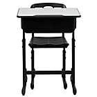 Alternate image 3 for Flash Furniture Adjustable Student Desk and Chair in Black