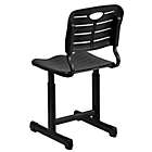 Alternate image 1 for Flash Furniture Adjustable Student Chair in Black