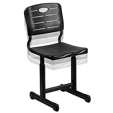 Flash Furniture Adjustable Student Chair in Black. View a larger version of this product image.