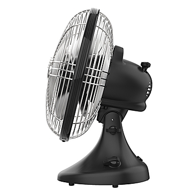 Vornado&reg; Swan S&trade; FA1-0060-06 14.8-Inch 3-Speed Vintage Oscillating Table Fan in Silver. View a larger version of this product image.