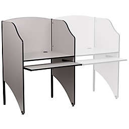 Flash Furniture® Starter Study Carrel in Grey