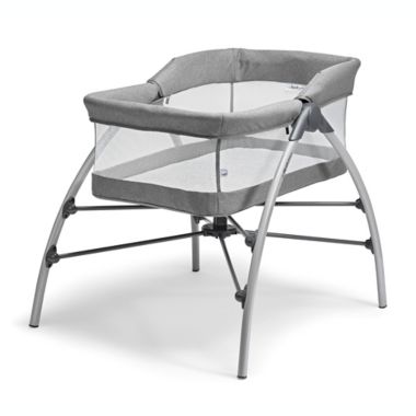 The First Years&trade; First Dreams Portable Bassinet Baby Sleeper in Grey. View a larger version of this product image.
