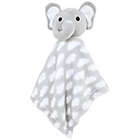 Alternate image 1 for Hudson Baby&reg; Size 0-3M Elephant Plush Sleep and Play Footie and Security Blanket/Toy in Cloud