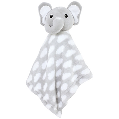 Hudson Baby&reg; Size 0-3M Elephant Plush Sleep and Play Footie and Security Blanket/Toy in Cloud. View a larger version of this product image.