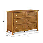 Alternate image 4 for DaVinci Kalani 6-Drawer Double Wide Dresser in Chestnut
