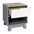 Alternate image 3 for Babyletto Hudson Nightstand in Gray and White
