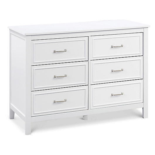 Alternate image 1 for DaVinci Charlie 6-Drawer Double Dresser in White