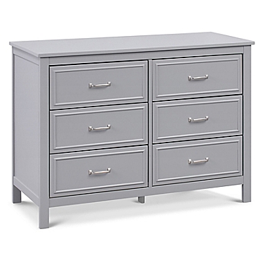 DaVinci Charlie 6-Drawer Double Dresser in Grey. View a larger version of this product image.