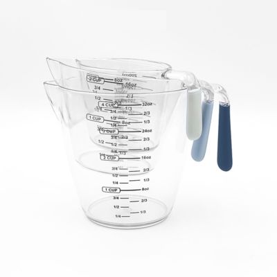Simply Essential&trade; Liquid Measuring Cups in Grey  (Set of 3)