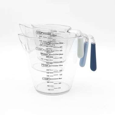 Simply Essential&trade; Liquid Measuring Cups in Grey (Set of 3). View a larger version of this product image.