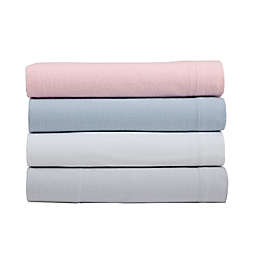 Laura Ashley® Solid Cotton Flannel Sheet Set