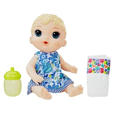 Hasbro Baby Alive Lil&#39; Sips Baby Doll in Blonde