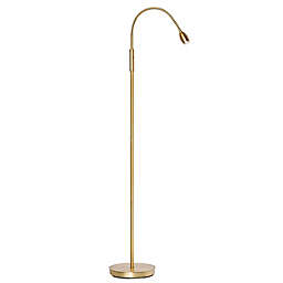 Daylight24® FOCUS 58-Inch Adjustable Beam High Output LED Floor Lamp in Gold