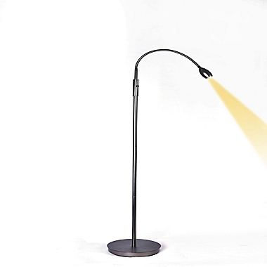 Daylight24&reg; FOCUS 58-Inch Adjustable Beam High Output LED Floor Lamp in Gunmetal. View a larger version of this product image.