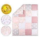 Alternate image 5 for The Peanutshell&trade; Meadow 3-Piece Crib Bedding Set in Pink