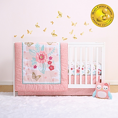 The Peanutshell&trade; Aflutter 3-Piece Crib Bedding Set. View a larger version of this product image.