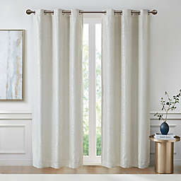 Beautyrest® Cannes 84-Inch Total Blackout Window Curtain Panels in Ivory (Set of 2)