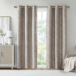 Beautyrest® Francis 84-Inch Total Blackout Window Curtain Panels in Grey (Set of 2)