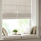 Alternate image 1 for Madison Park&reg; Cannon 33-Inch x 64-Inch Yarn Dyed Light Filtering Roman Shade in Taupe