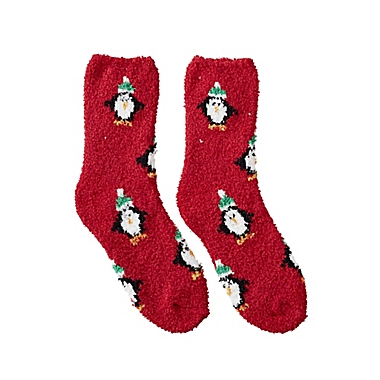 Winter Wonderland Penguin/Snowflakes Socks (Set of 2). View a larger version of this product image.