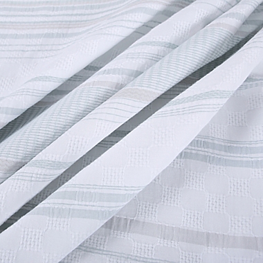 Nestwell&trade; Woven Texture 3-Piece Reversible King Striped Comforter Set. View a larger version of this product image.