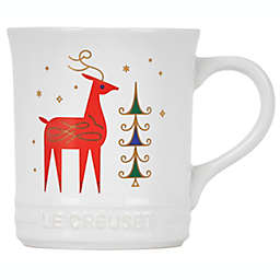 Le Creuset® Noel Reindeer Mug in White
