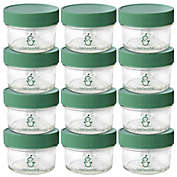Sage Spoonfuls&reg; Glass Baby Food Jars 4 oz. Food Storage Containers in Clear (Set of 12)