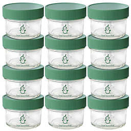 Sage Spoonfuls® Glass Baby Food Jars 4 oz. Food Storage Containers in Clear (Set of 12)