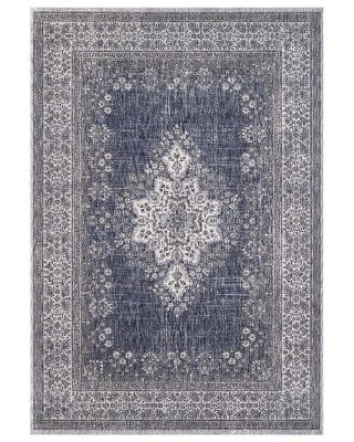 Solo Rugs&reg; Noel Contemporary Transitional 5&#39; x 8&#39; Area Rug in Royal