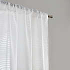 Alternate image 3 for Simply Essential&trade; Passaic 108-Inch Rod Pocket Sheer Window Curtain Panels in White (Set of 2)