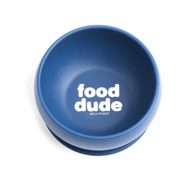 Bella Tunno&trade; Food Dude Silicone Wonder Plate in Navy. View a larger version of this product image.