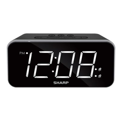 Sharp&reg; Dual LED Alarm in Black