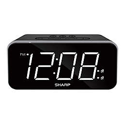 Sharp® Dual LED Alarm in Black