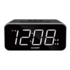 Alternate image 0 for Sharp&reg; Dual LED Alarm in Black